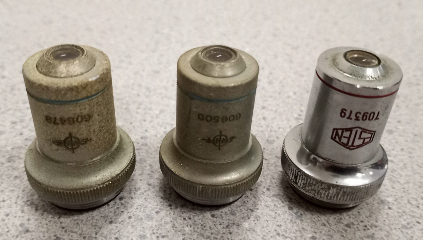 3x Microscope Objective: 10-0.25 Lens