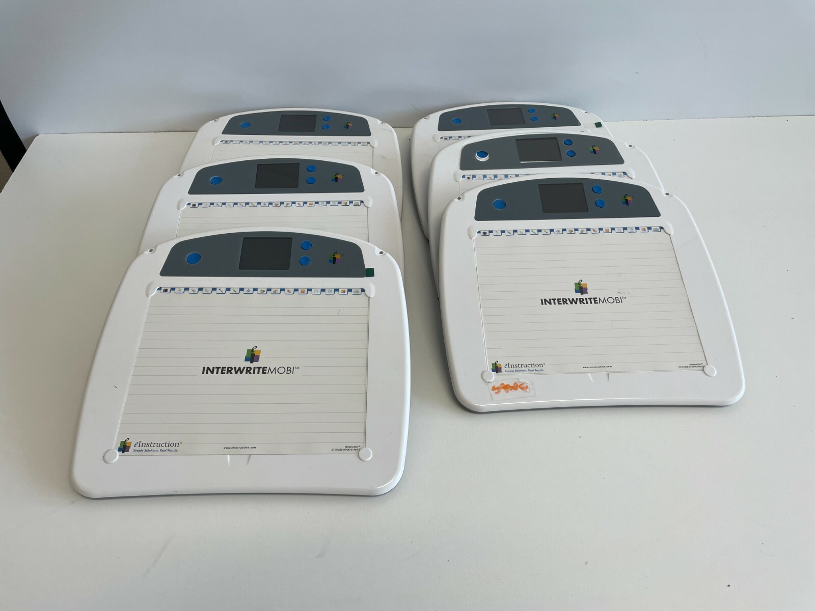 H3: Lot of 6 eInstruction Interwrite Mobi IP501 Tablet