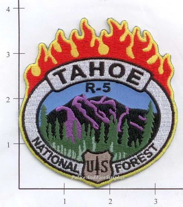 California - Tahoe Region 5 US Forestry Service CA Dept Fire Patch