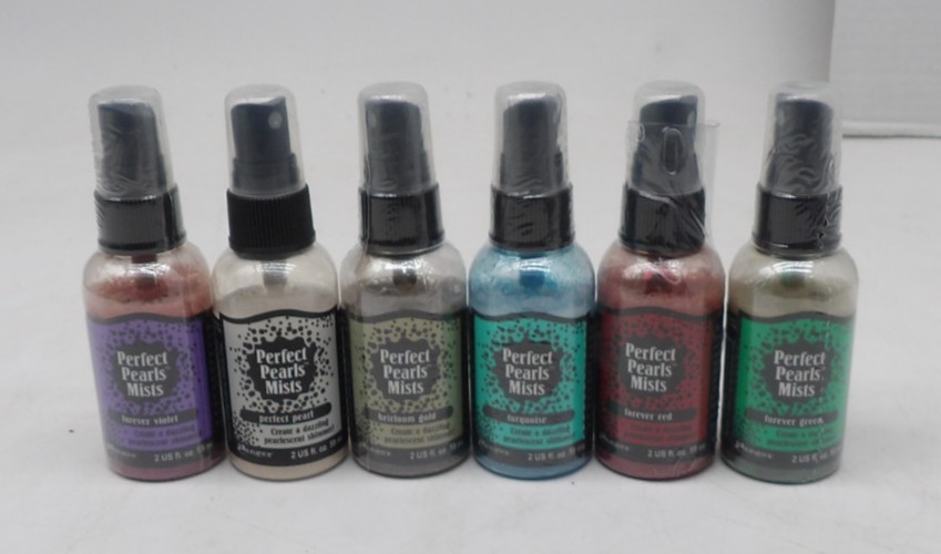 Ranger PERFECT PEARLS Mists Ink Sprays Shimmer 2oz Lot of 6