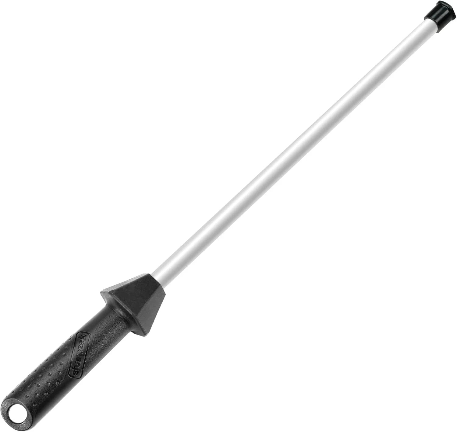 Total L.17.5-Inch/Rod L.12-Inch 3000-Grit Ceramic Sharpening Steel with Built-In