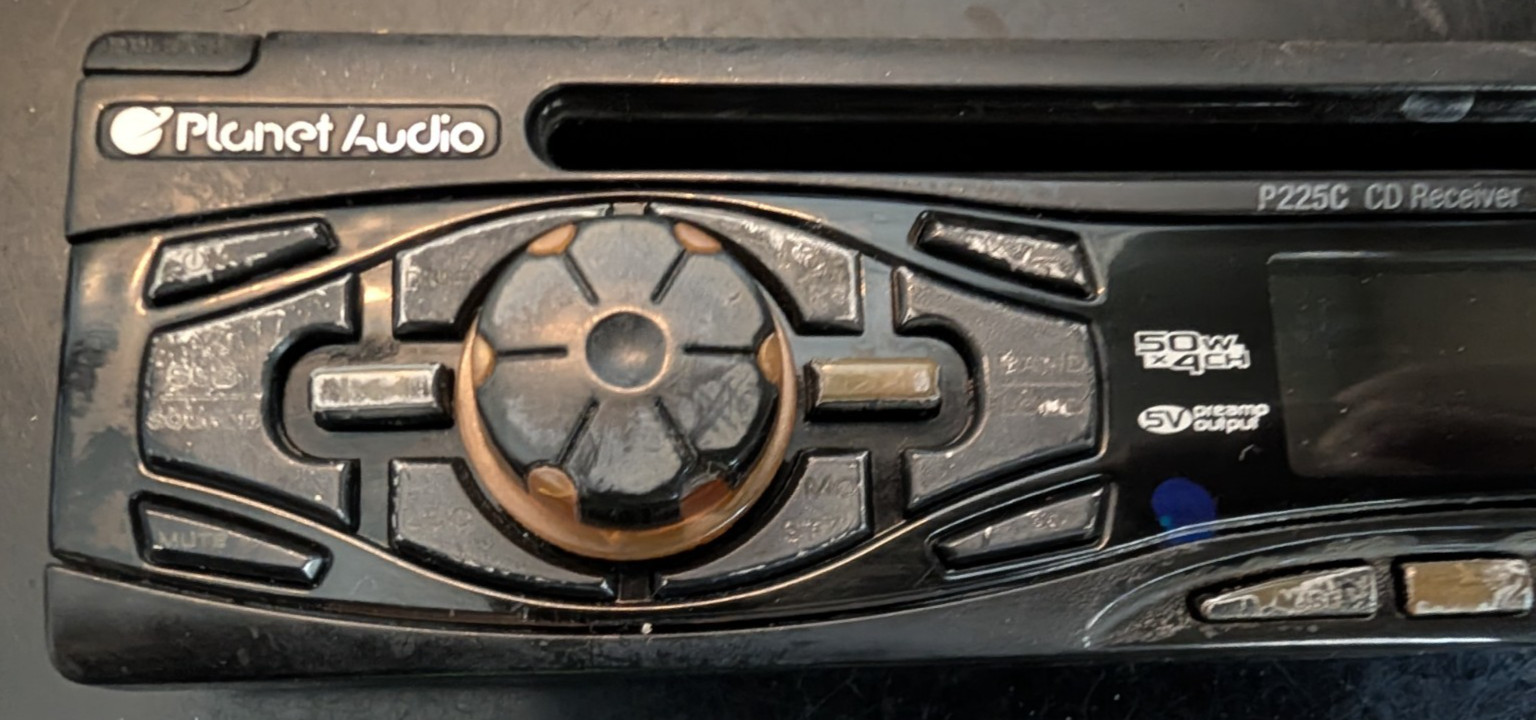 Planet Audio p225c FACEPLATE ONLY