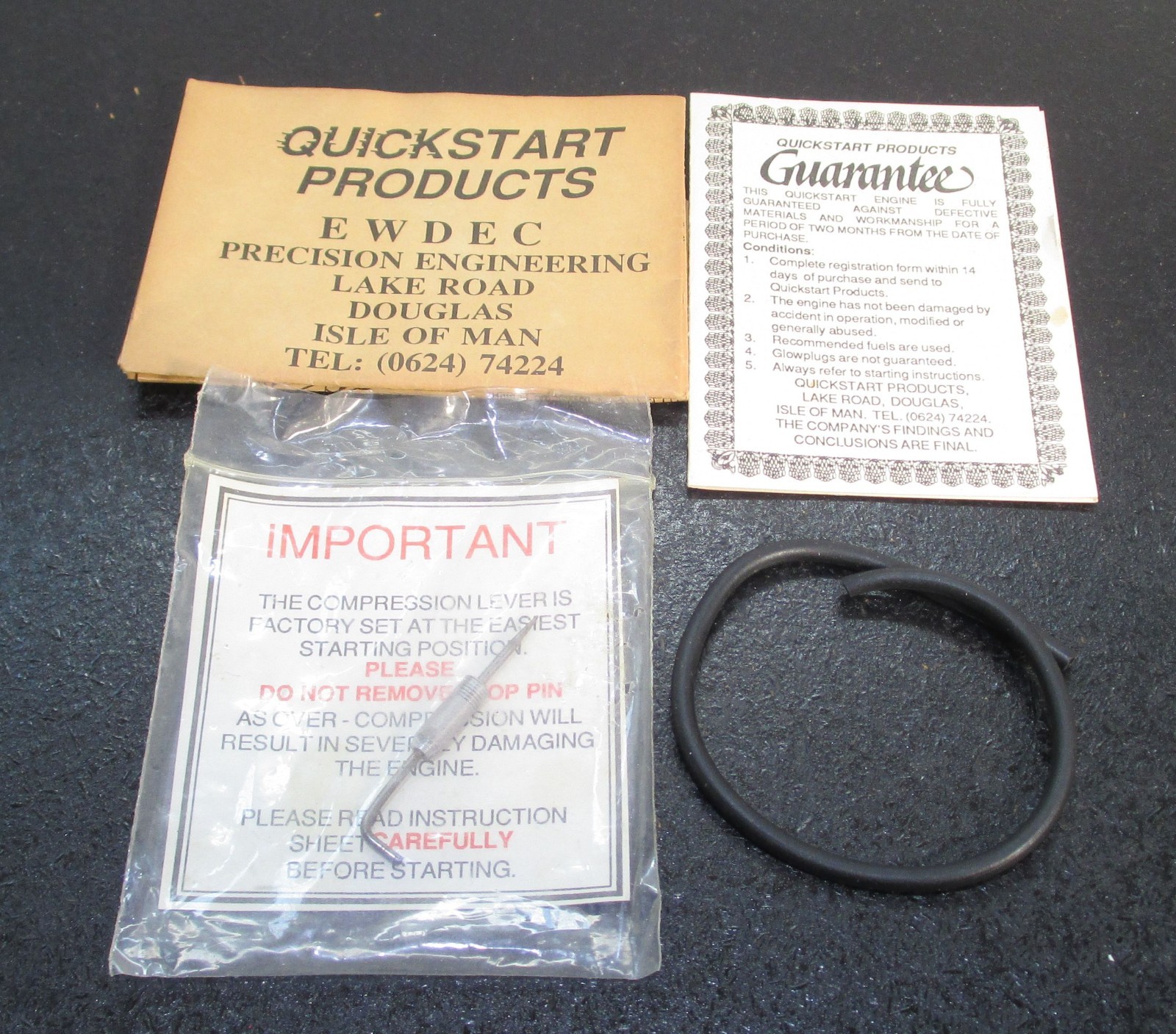 QUICKSTART DART 0.55cc 2-Stroke Diesel Engine for Control Line (Used)