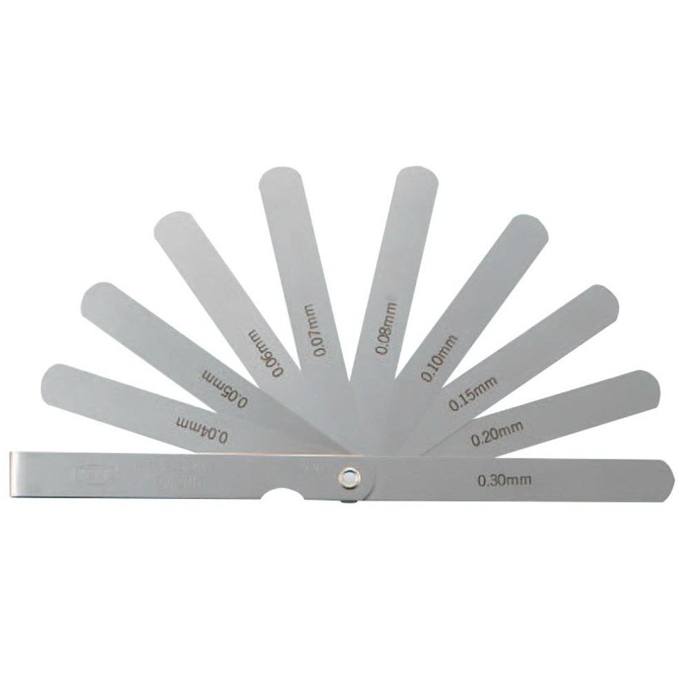 TONE 100M Thickness Gauge Feeler Gauge Set 9 Blades 004 to 03mm Japan Made