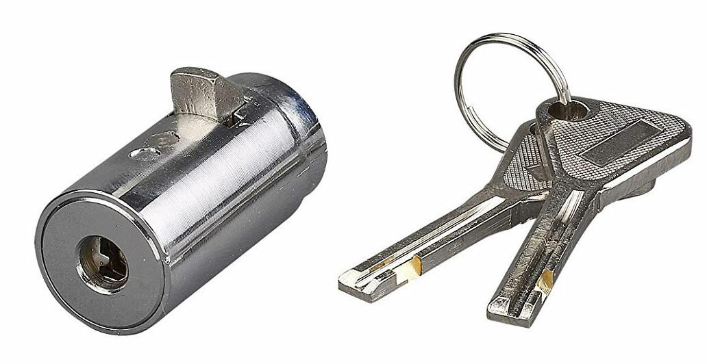 SECURITY STYLE PLUG LOCKS for VENDING MACHINES, European Style lock-key code 413