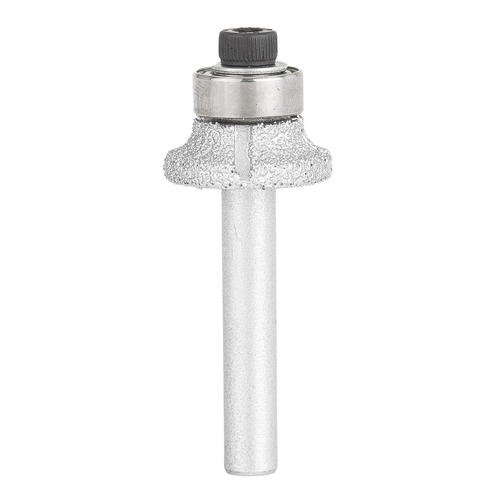 Brazed Diamond Router Bit Radius 3mm 1/8" Grit 60 Tools For Stone 1/4" Shank