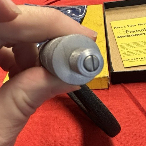 CENTRAL TOOLS MICROMETER #6071 3"-4" WITH BOX VINTAGE