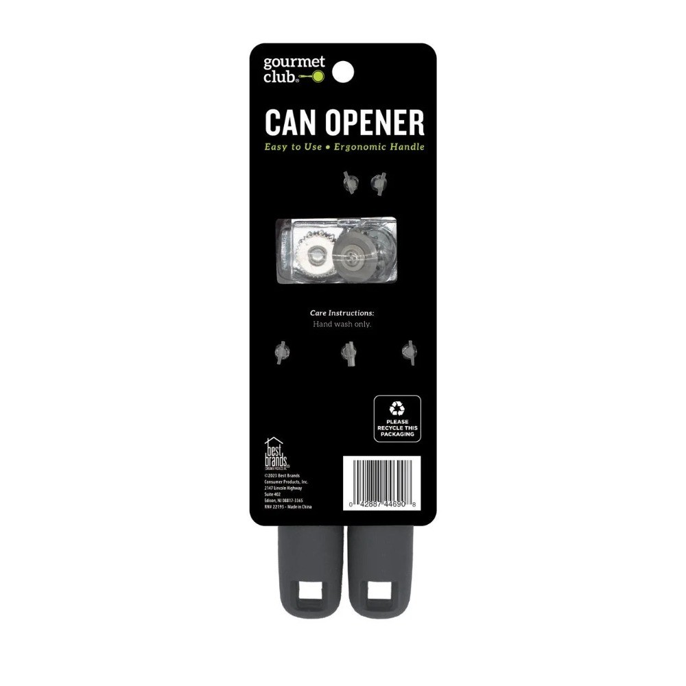 Manual Stainless Steel Can Opener Kitchen Handheld Tool Easy Grip Efficient