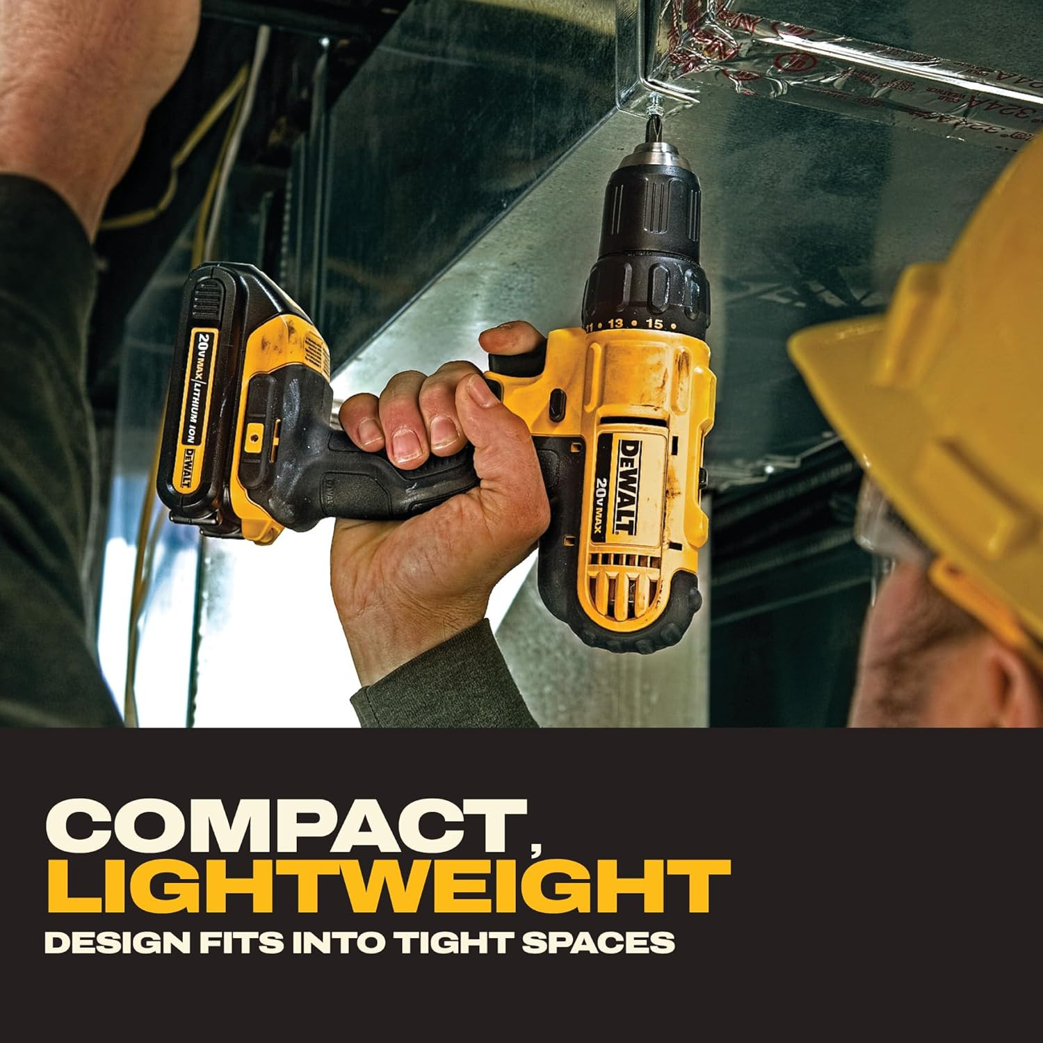 20V MAX Cordless Drill and Impact Driver, Power Tool Combo Kit , Includes 2 Batt