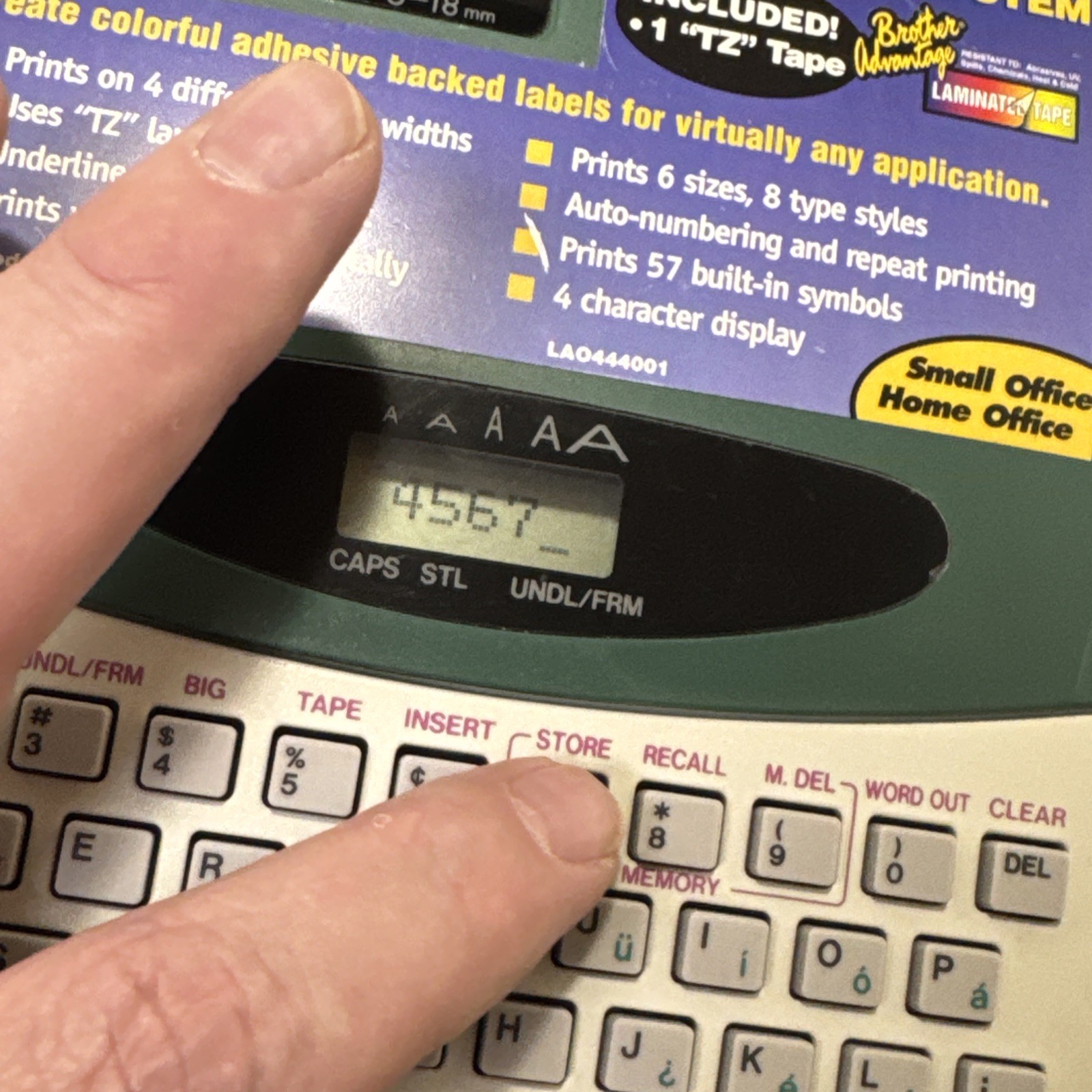 Brother P-Touch Wireless Label Maker printer Electronic works batteries included