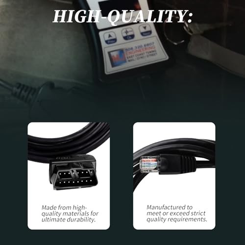 OBD-II to RJ45 6ft Cable(1PCS) Fits for EFILive FlashScan V2 Replacement Cable