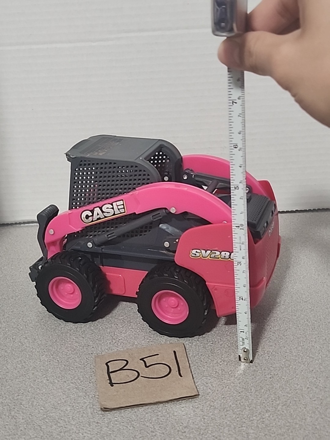 Tomy  Case Pink Power Edition SV280 Skid Steer Loader Tested Works