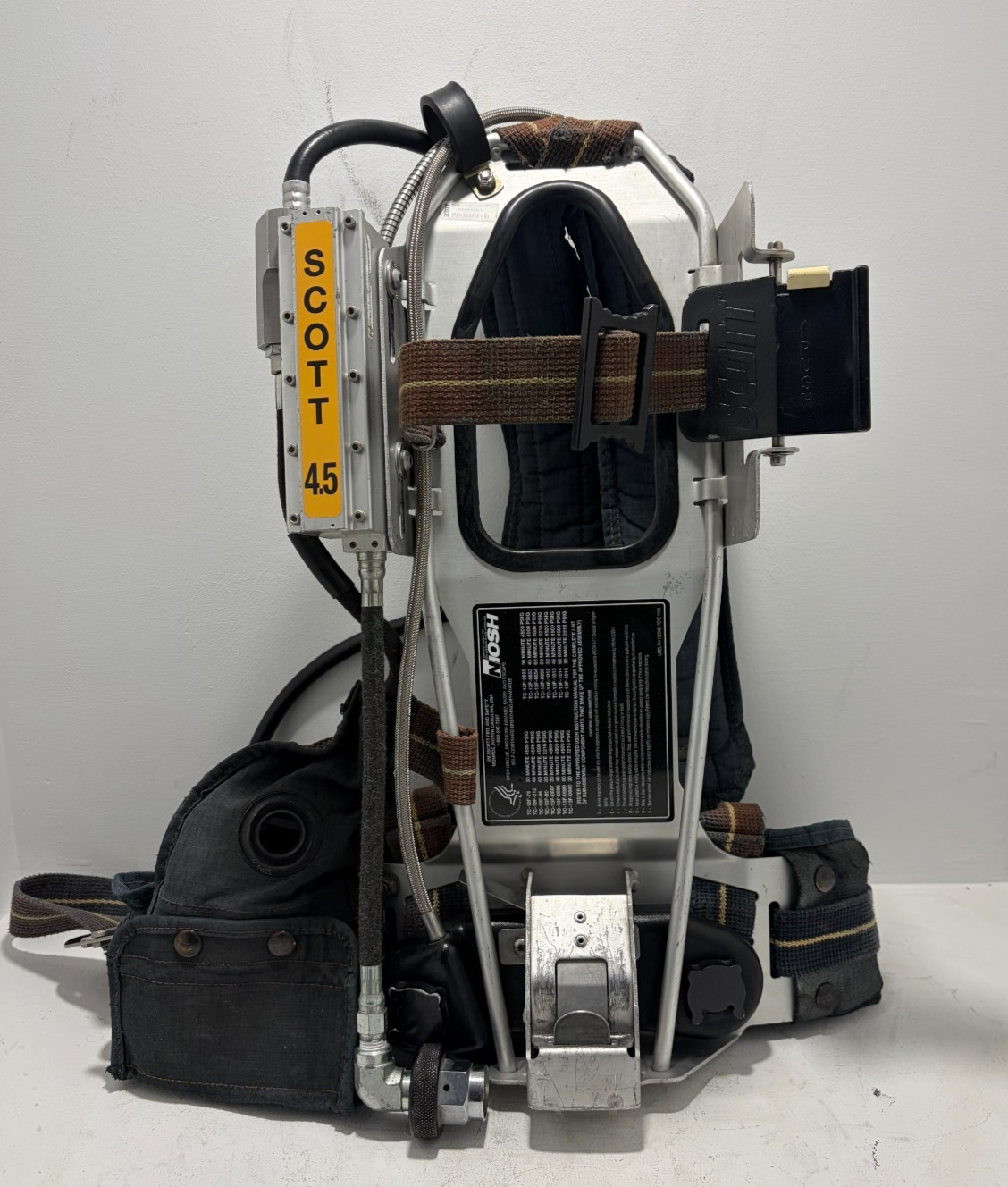 Scott 4.5 AP50 SCBA Air Pak Harness W/ Pak Alert & Dual EBSS