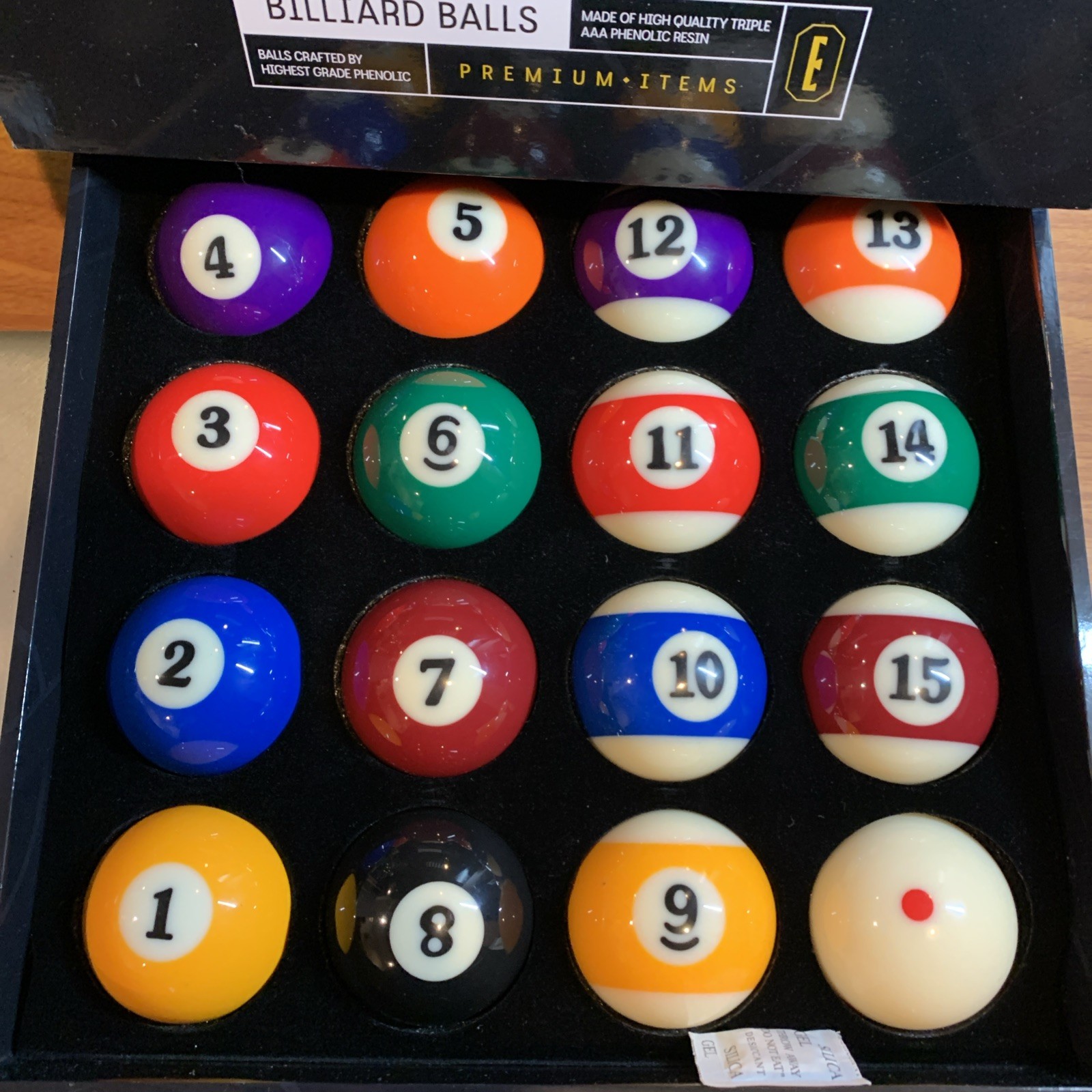 ELITER SPORTS Premium Pool Balls Made of Pure Phenolic Resin - Billiard Balls...