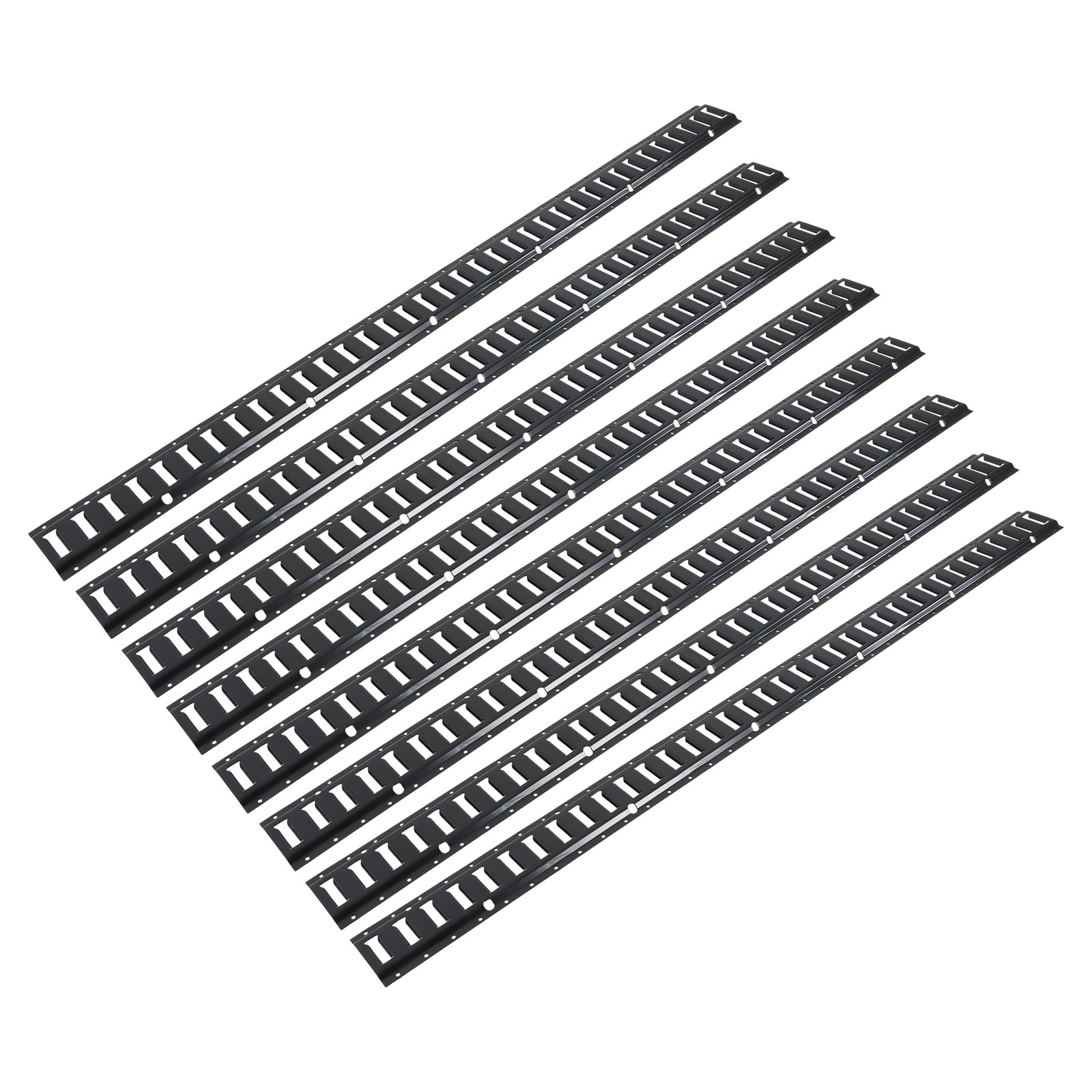 LABLT Heavy Loads Secure Cargo 8 Pcs 6' E Track Tie Down Enclosed Trailer Black
