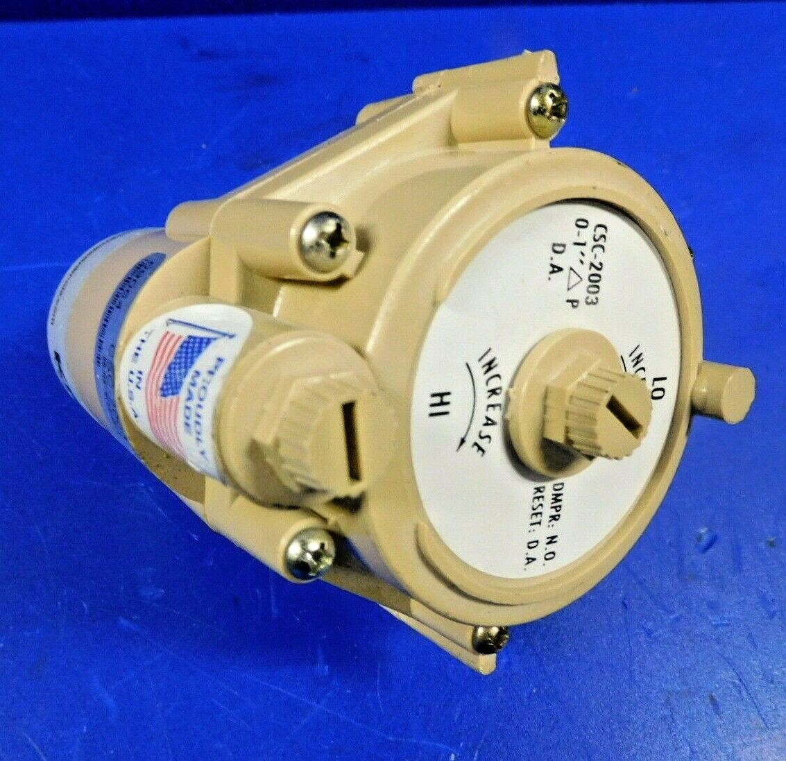 KMC CSC-2003 Reset Volume Controller VAV Pneumatic Direct Acting DA/NO  0-1"