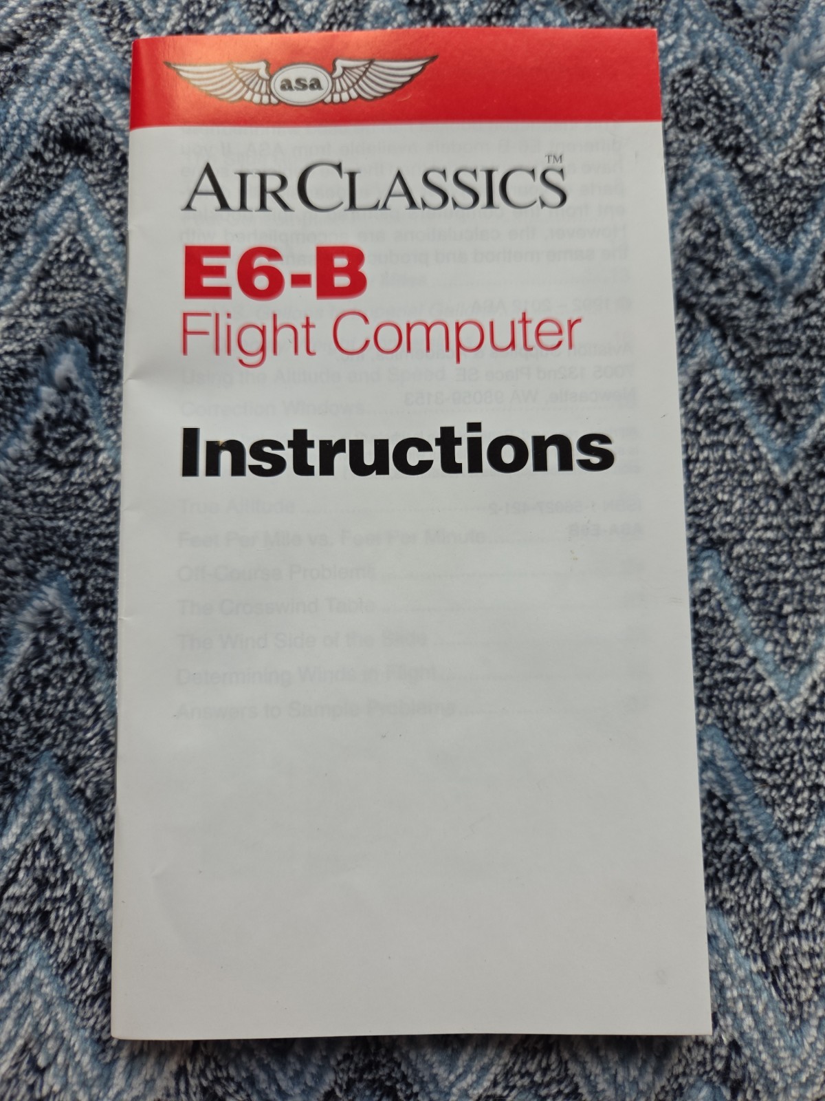 ASA E6B Metal Flight Computer | ASA-E6B
