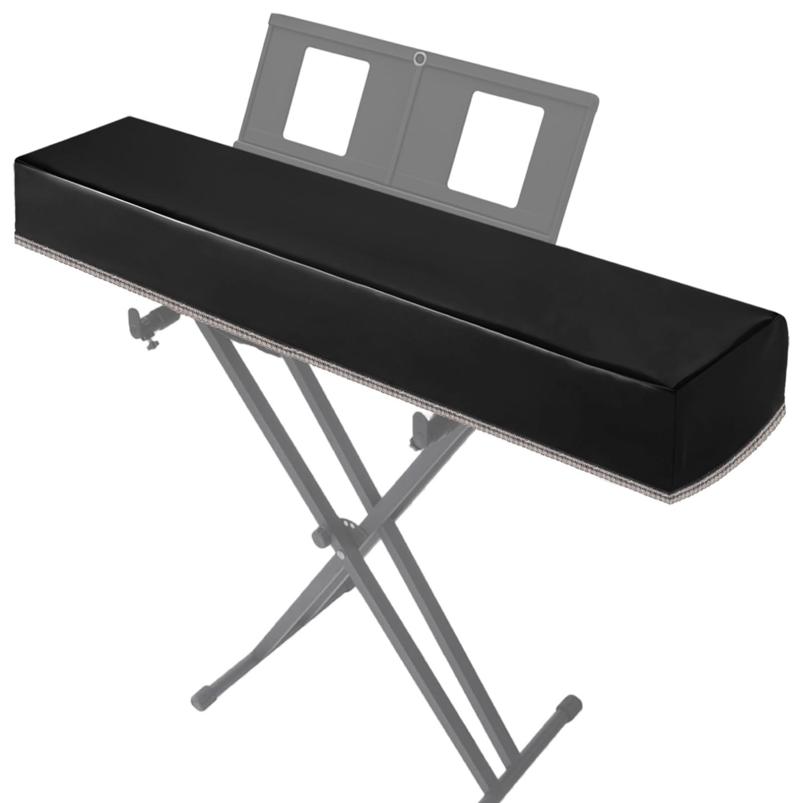 88 Keyboard Cover, Leather Waterproof Piano Dust Cover,Electronic Keyboard Wa...