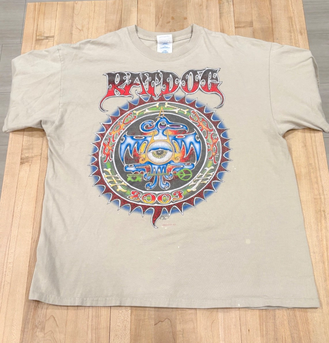 Vintage Rare RATDOG / Bob Weir / Grateful Dead 2003 T-shirt Official Merch sz XL