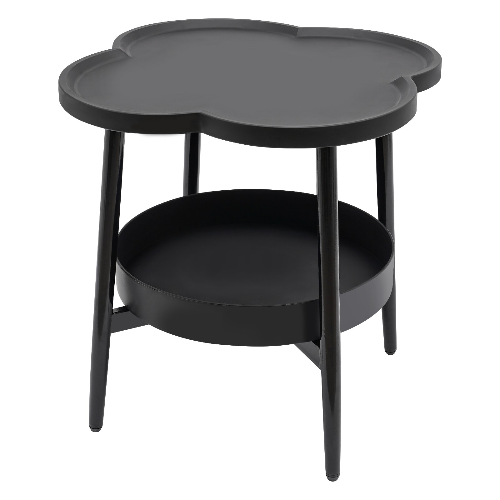 End Table 110LBS Heavy Duty Anti Slip Coffee&Tea Table, Sofa Side Snack Table