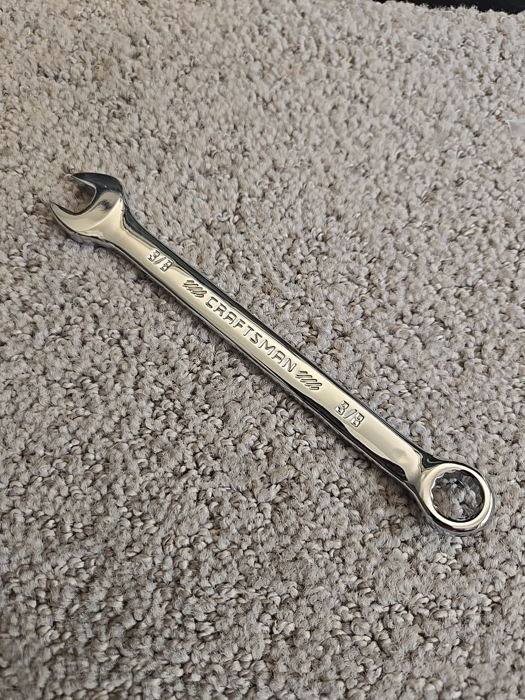 Craftsman CMMT44693 3/8" 12pt Combination Wrench Polished Chrome