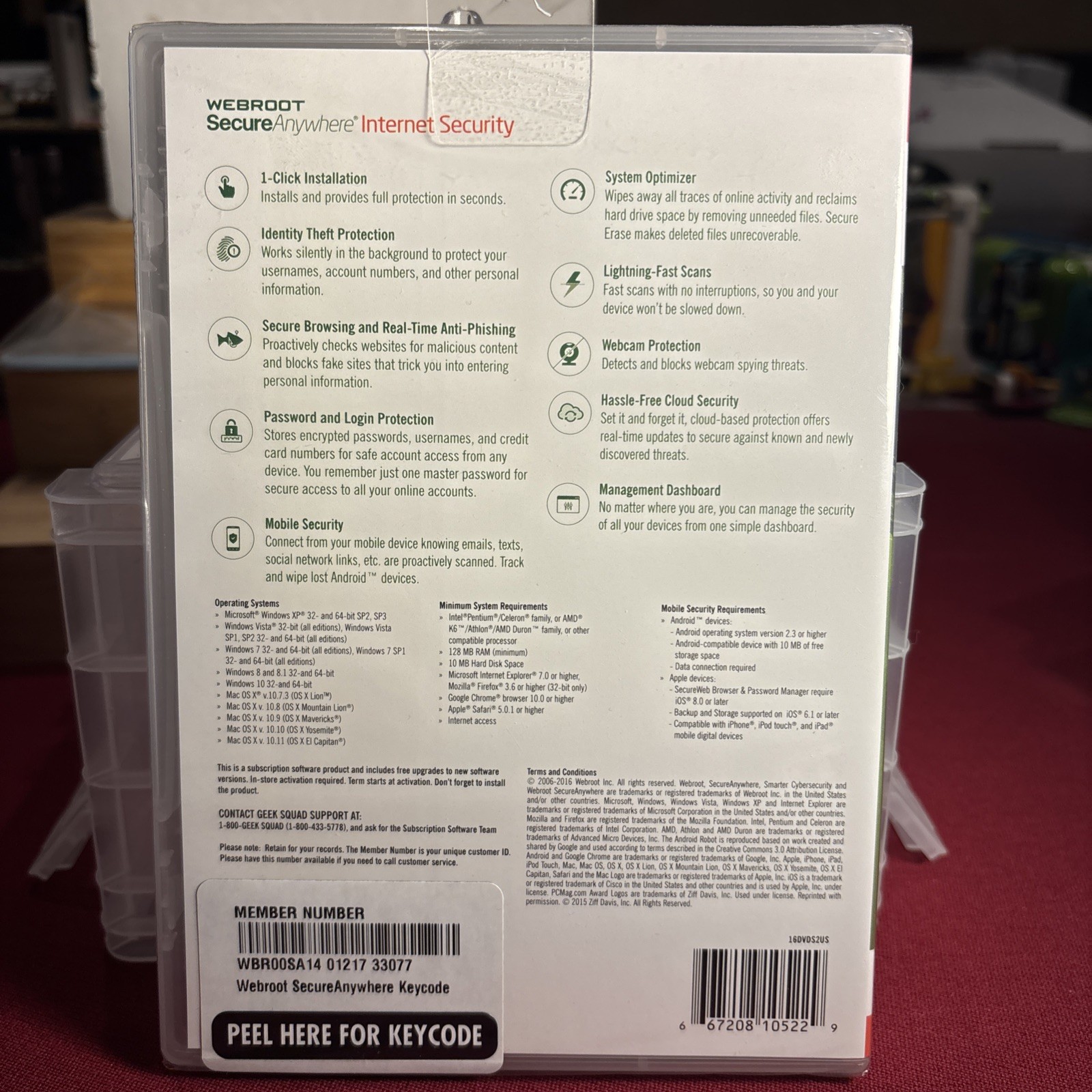 Webroot SecureAnywhere Internet Security 3-Device | NEW Sealed | 2023+ Key Code