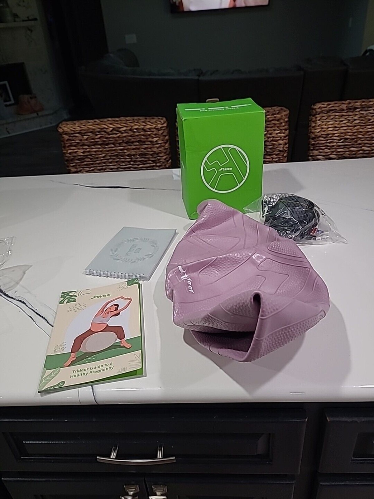 Trideer Pregnancy/ yoga Ball Birthing Ball, 1.7mm Extra Thick Yoga Ball boxed