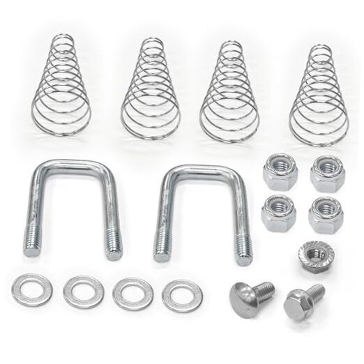 1900-2-1600 Replacement Safety Chain U-Bolt Kit Fit for B&W Gooseneck Hitchb