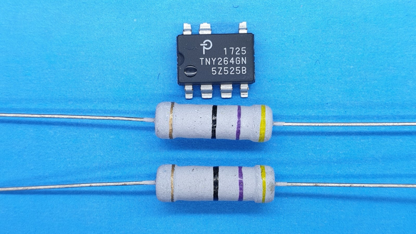 TNY264GN IC Module + 2x 47 Ohm Resistor 3 Watts, for AEG, Whirlpool...