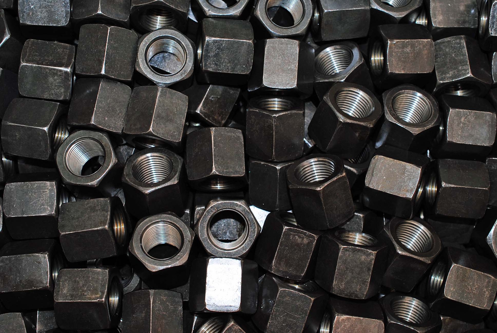 (25) Grade 8 Heavy High Hex Nut 3/4-16 Plain Finish SAE J995 Nuts 1" Tall  1-1/8