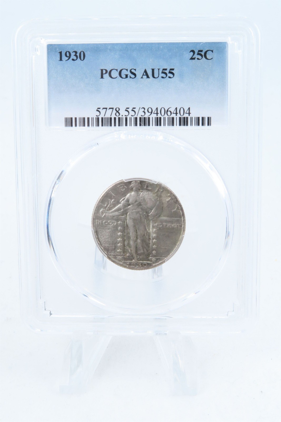 1930-P PCGS AU55 Standling Liberty Quarter Business Strike 25C