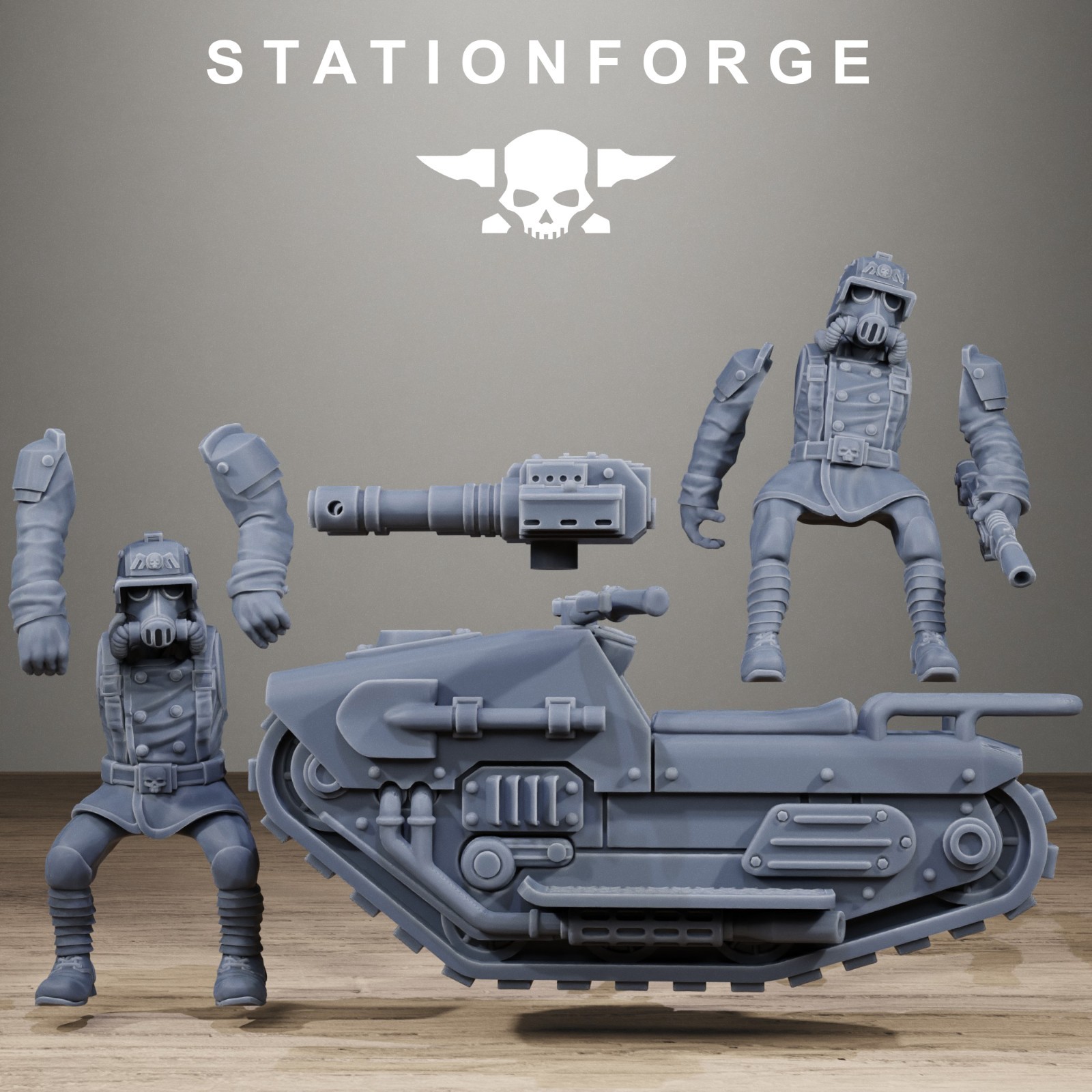 GrimGuard War Treader | Station Forge | Licensed 3D Printed Miniatures