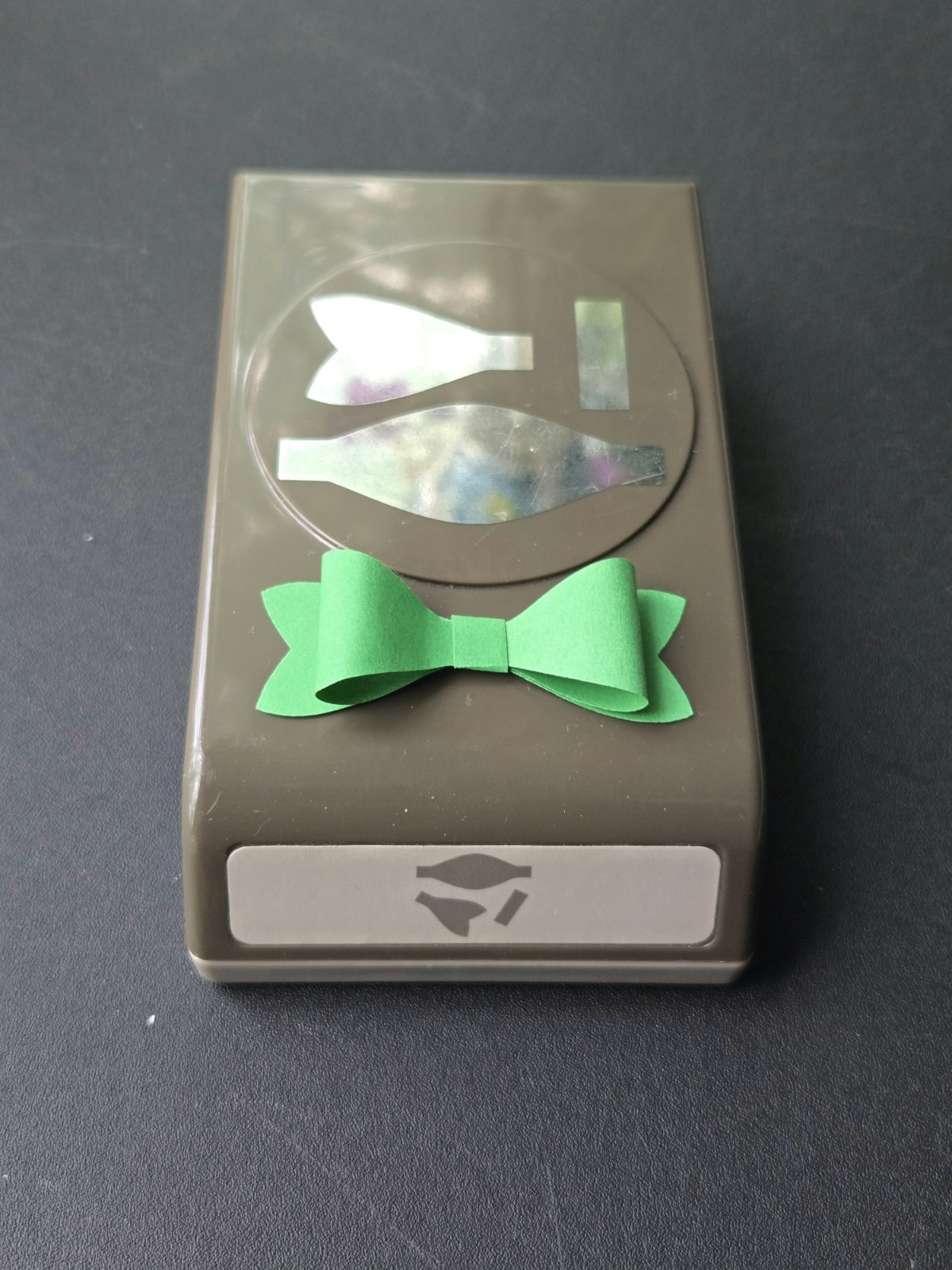 Stampin Up Bow Builder Flat Lock Punch Retired