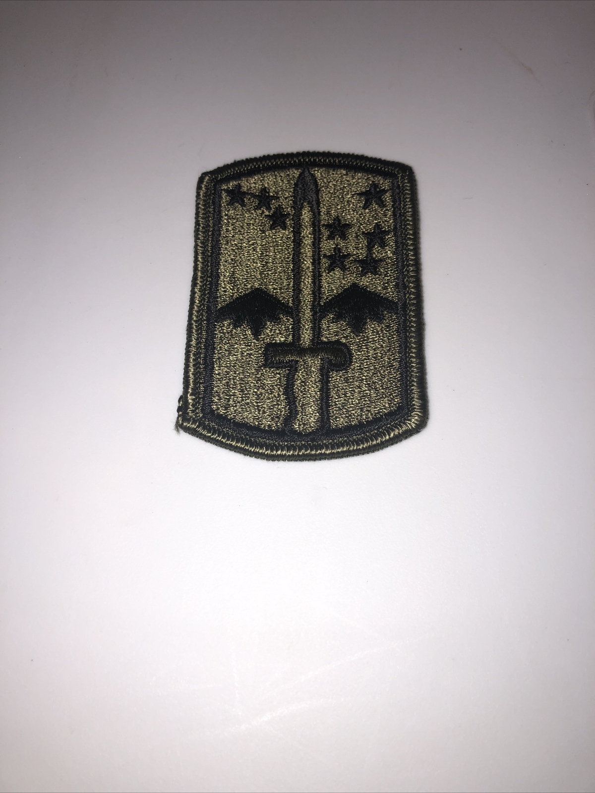 172nd  Infantry Brigade Subdued U.S. Army Shoulder Patch Insignia