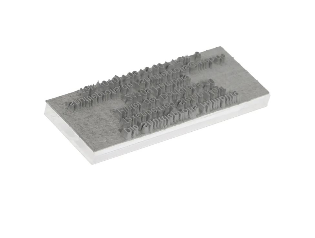 Replacement Rubber Plate (Die Plate) For Any Self Inking Stamp