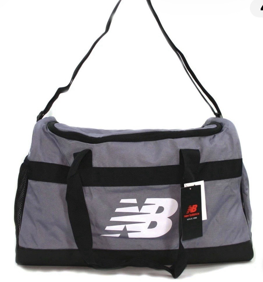 New Balance Team Small Size Duffel Bag - Gray