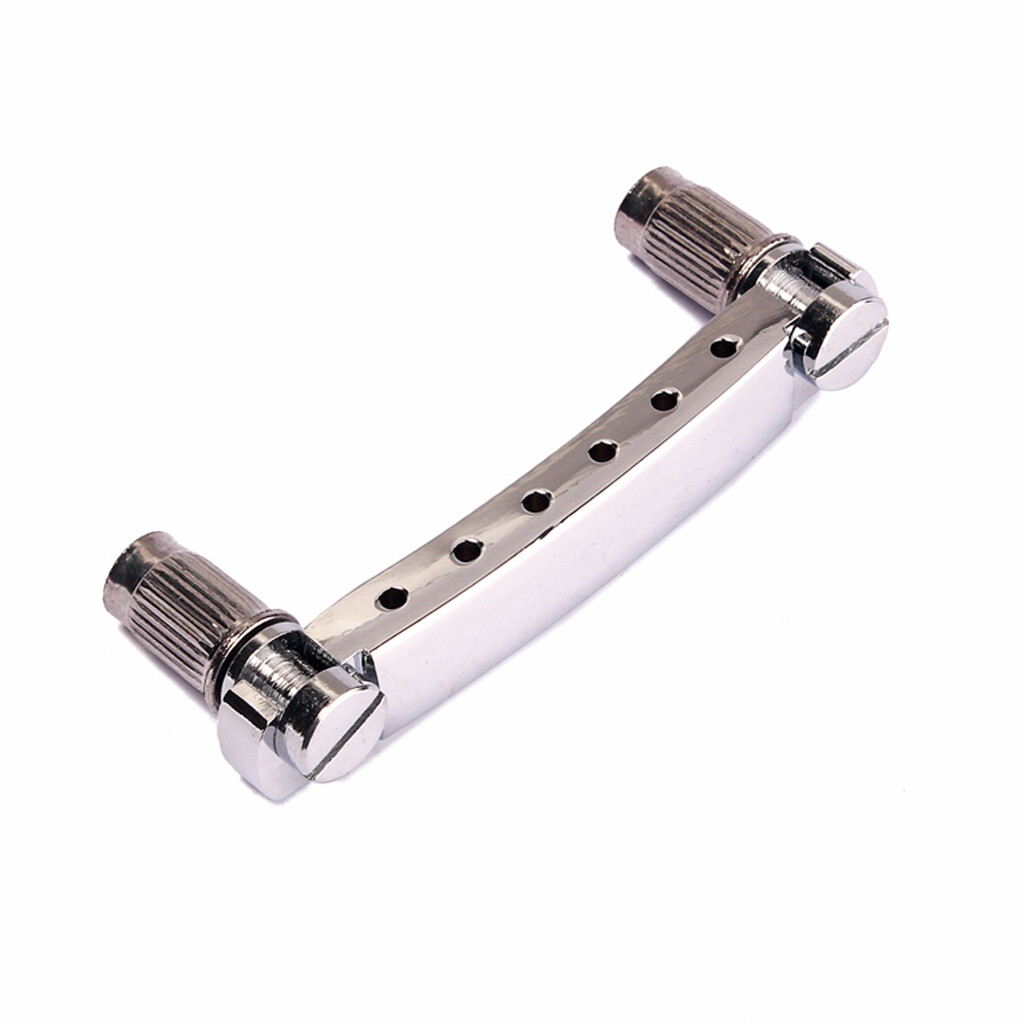 Brass Roller Saddle Guitar Bridge Tailpiece Sets for Les Paul LP SG