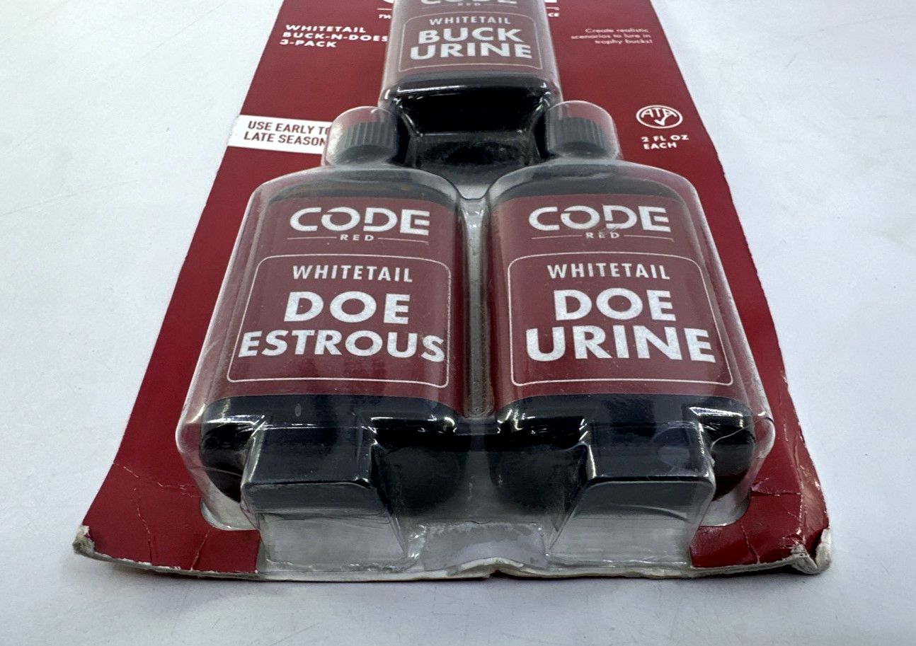 Code Red Deer Lure Bucks-n- Does Triple Pack 2fl Oz/ea - OA1326 HUNTING