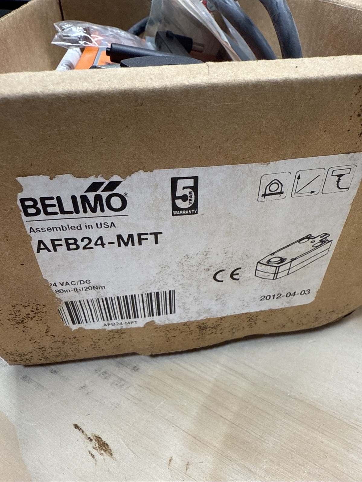 Belimo AFB24-MFT 24v Damper Actuator - NOS