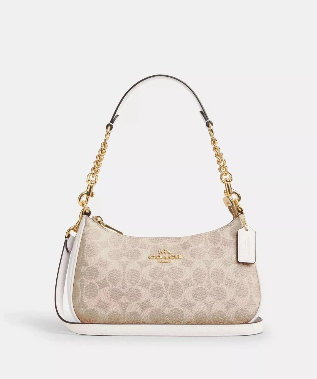 NWT Coach Teri Shoulder Bag In Signature Canvas CV933 New Outlet Free Shipping