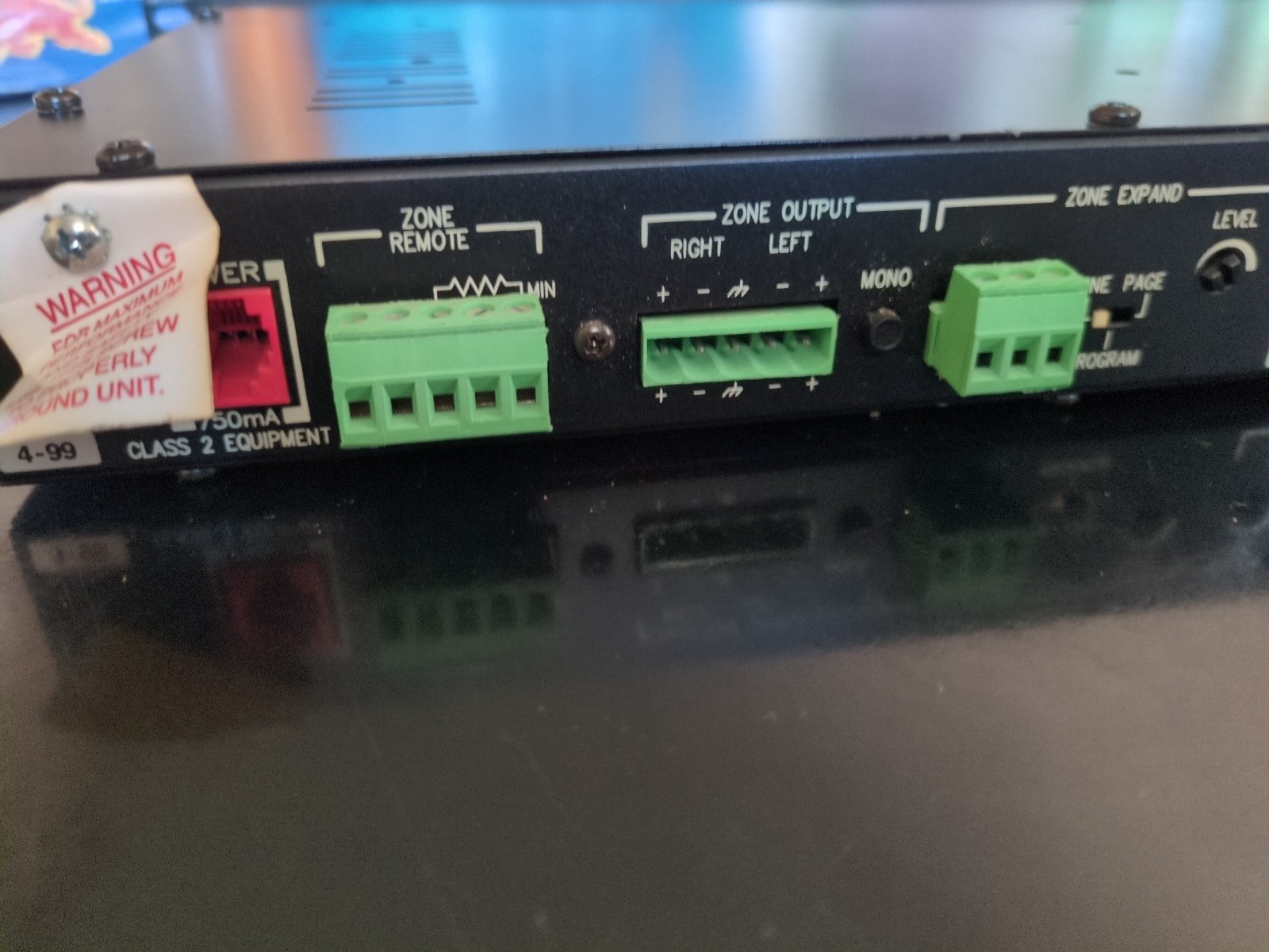 Rane CP 52 Commercial Processor - Untested - No power cable included