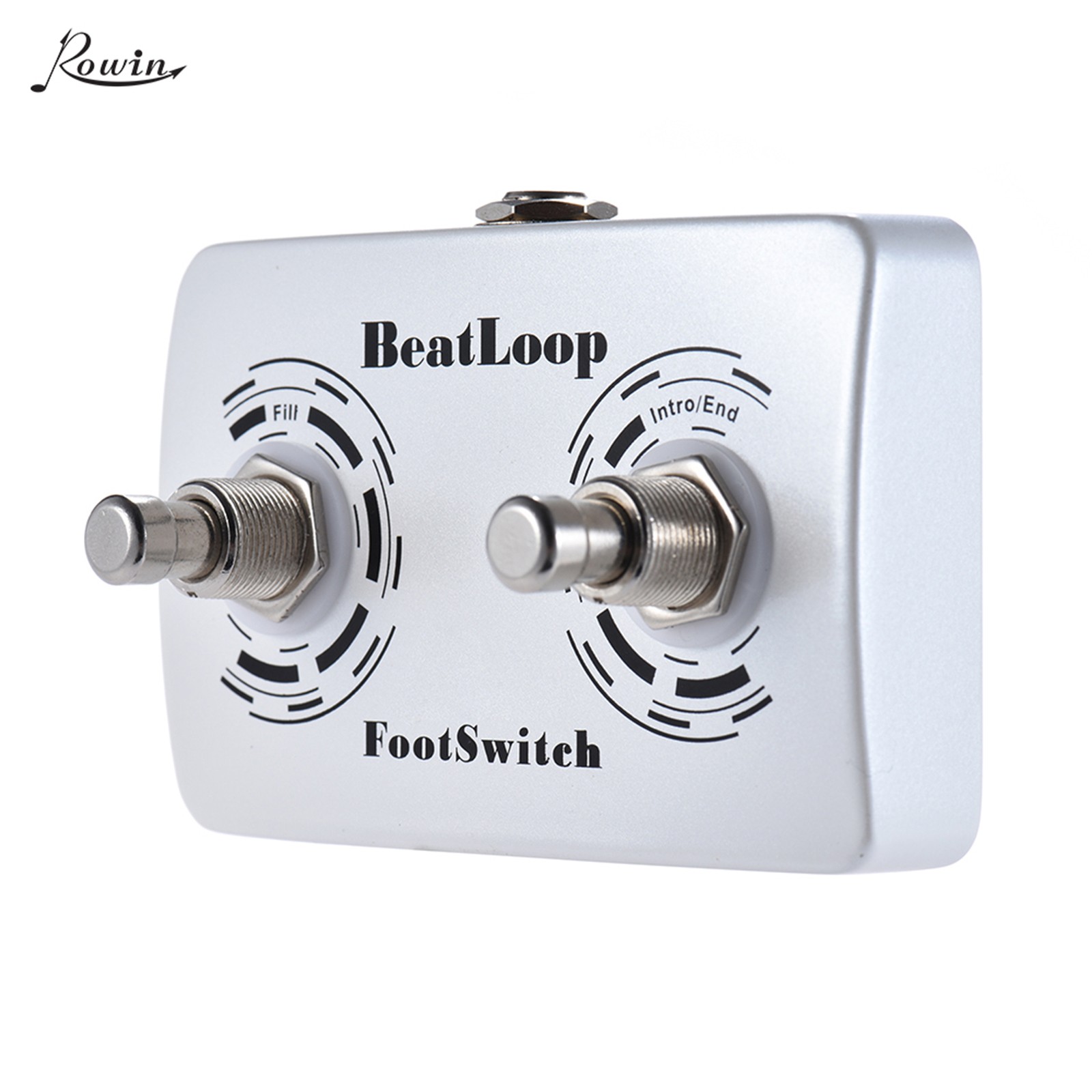 Rowin BeatLoop Dual Footswitch Foot Switch Pedal For Rowin LOOP Effect Pedal