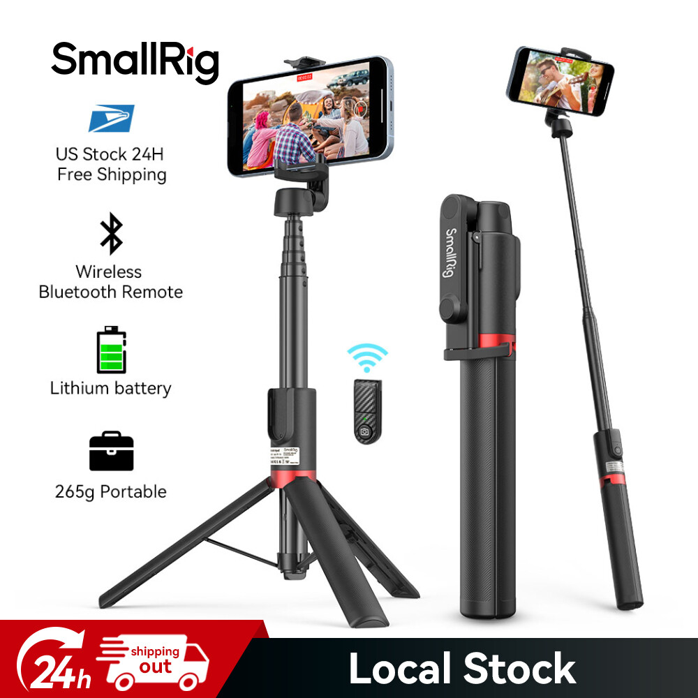 SmallRig Phone Selfie Stick Tripod Stand with Bluetooth Remote for iPhone-3375B