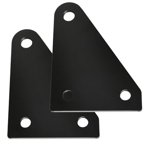 2PCS Bracket Cab Support Mount Plates Bracket Cabs Black Mounting Plate