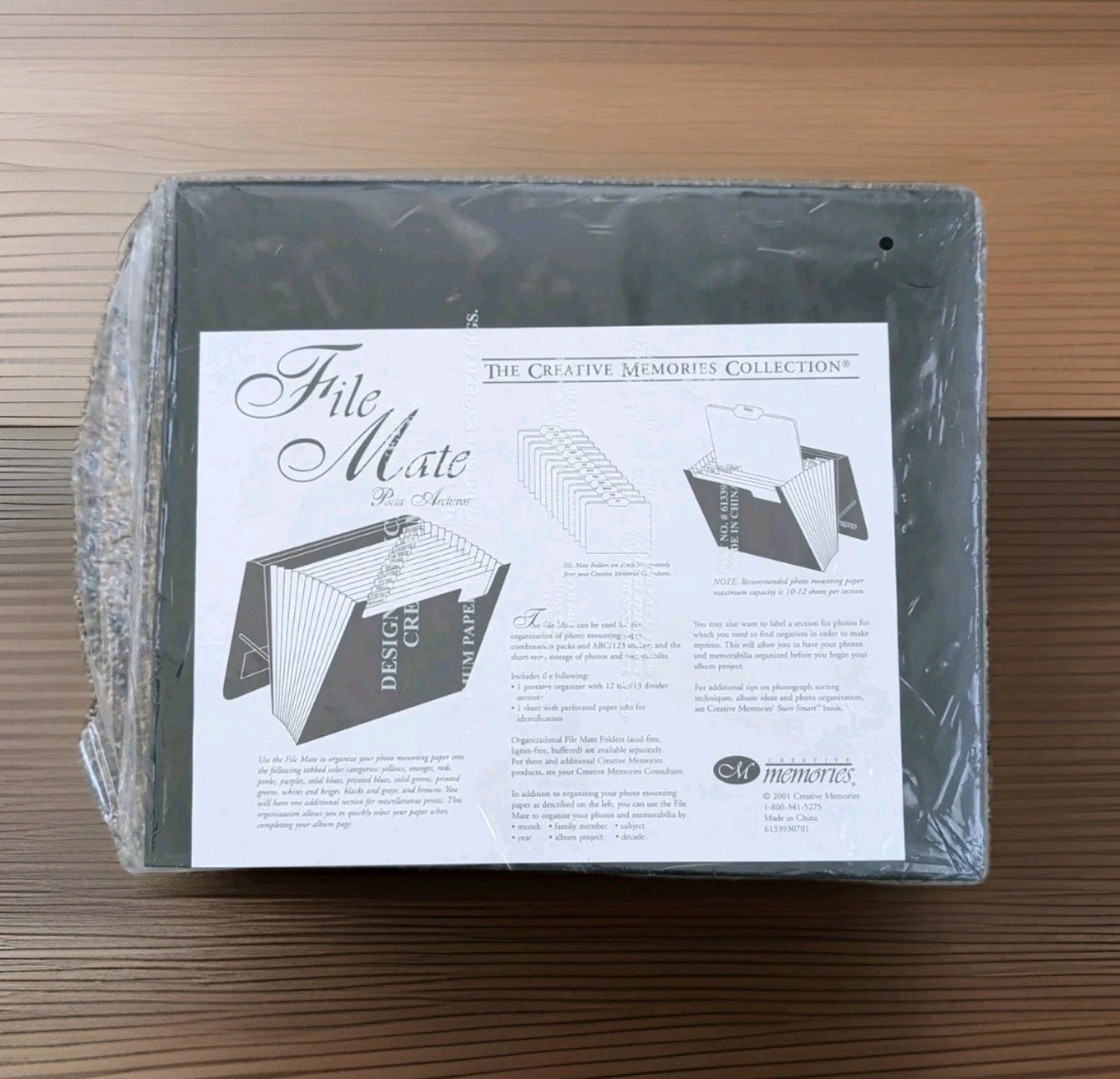 New Creative Memories File Mate - Accordion File Folder Storage