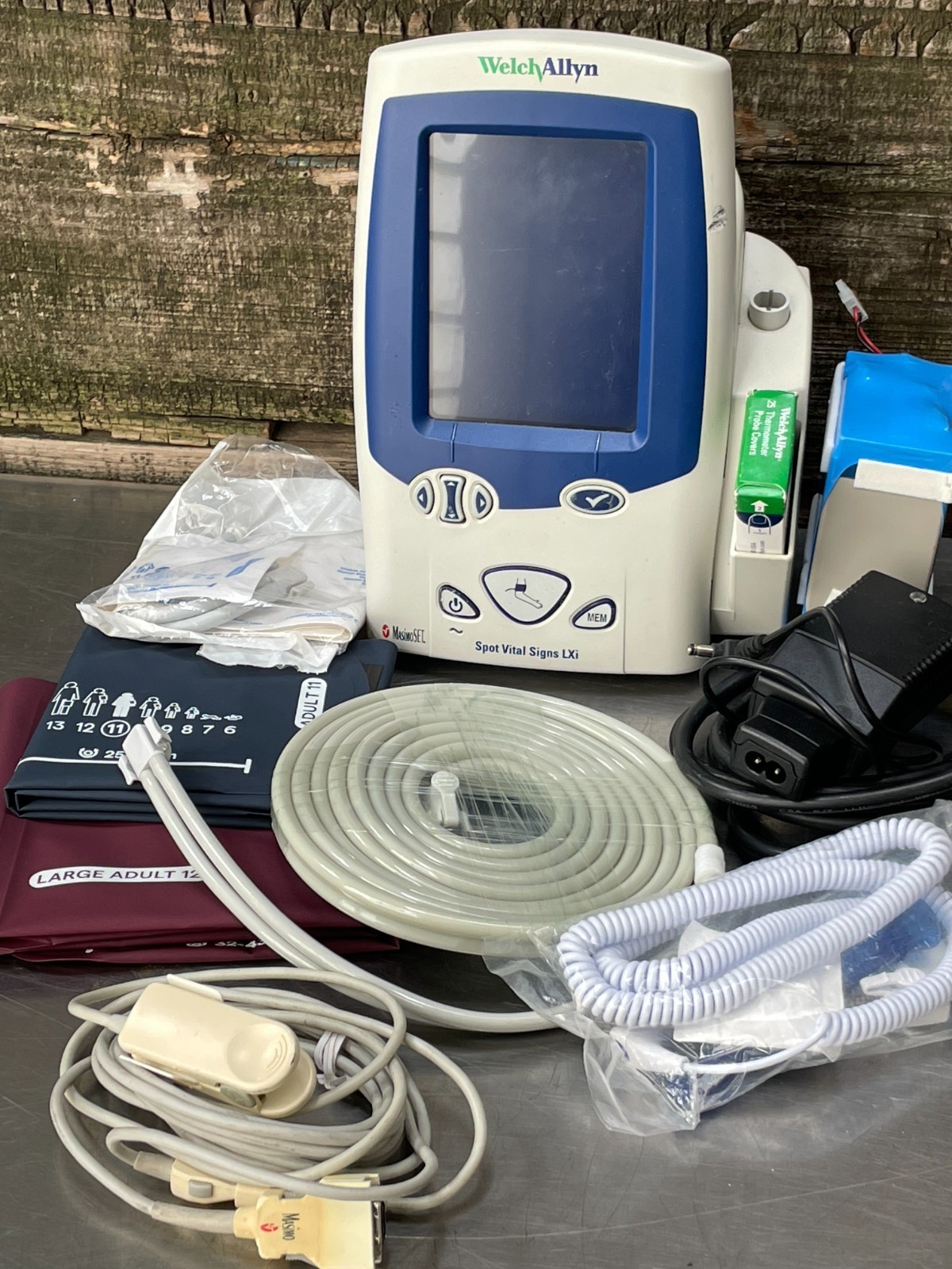 Welch Allyn 45MT0 45MTO Spot Vital Signs LXi Patient Monitor w/ Accessories