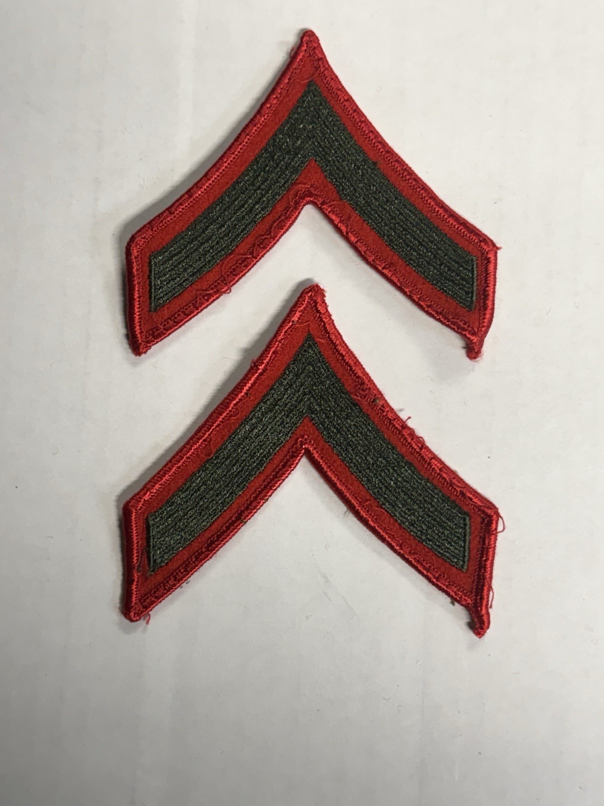 USMC US Marine Corps PFC E2 Male Alpha Service Chevrons