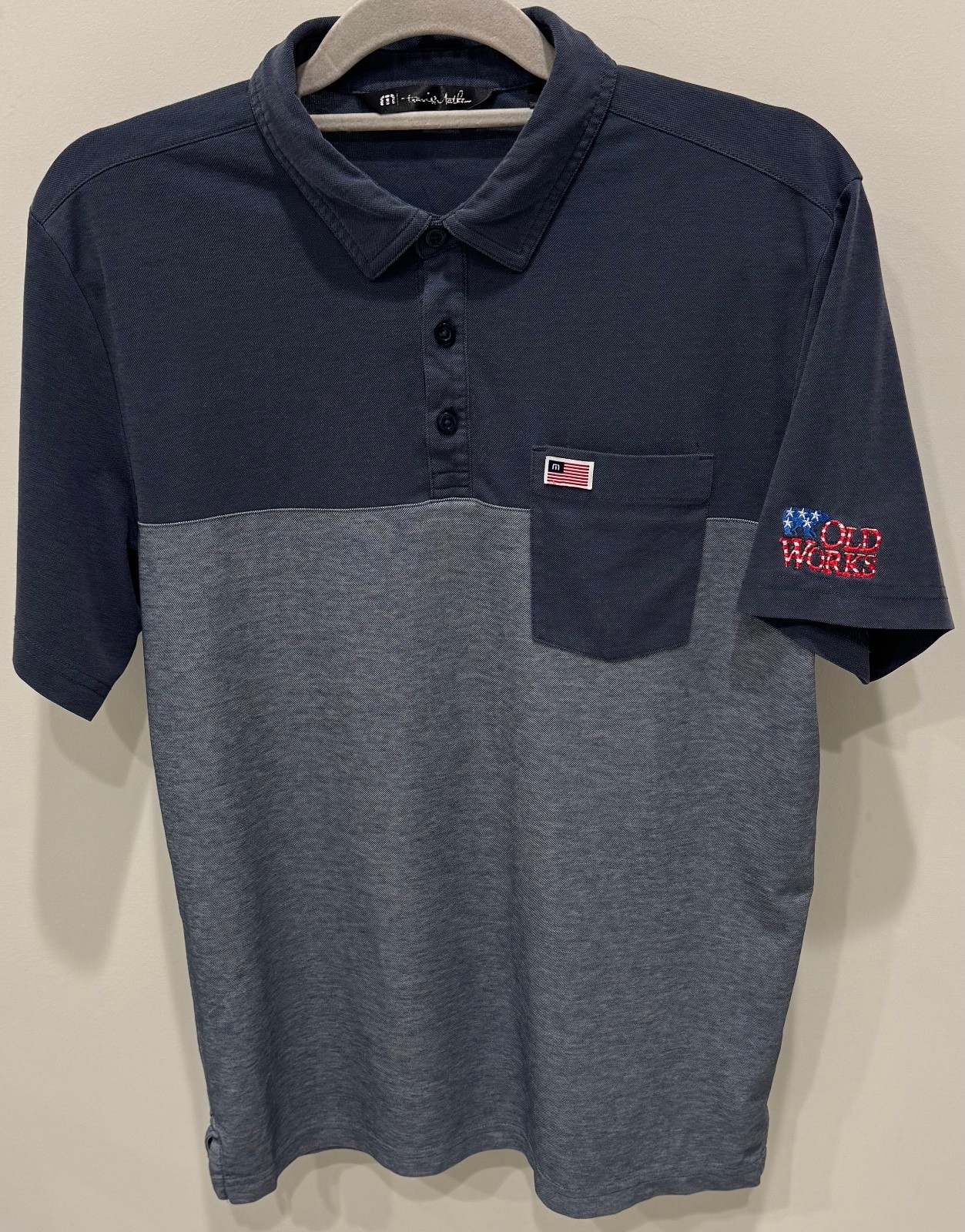 Old Works Golf Course Montana - Travis Mathew Golf Shirt - Men's Size Medium