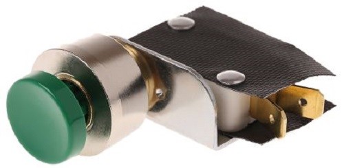Saia-Burgess SPDT Button Microswitch, 15 A @ 250 V AC - VCF9T3BQR-UL