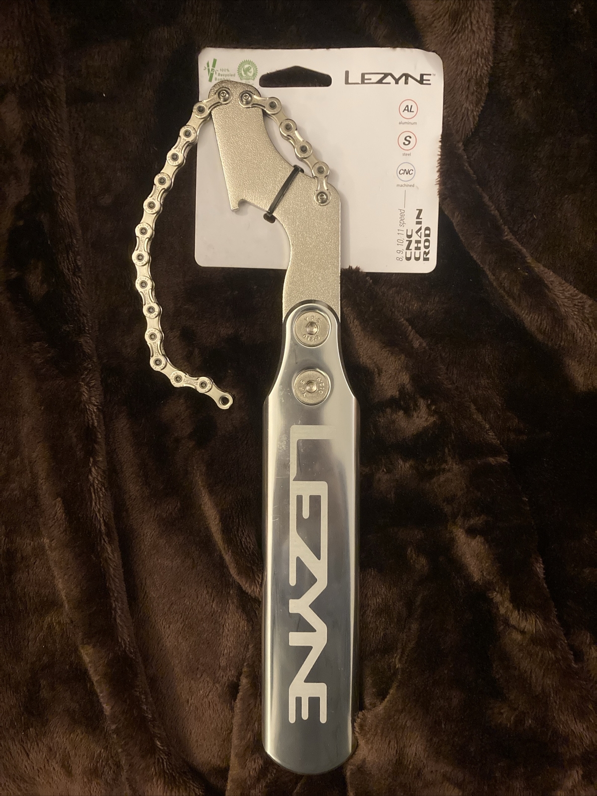 Lezyne CNC Chain Rod Hi Polish Sil/Nic 8, 9, 10, 11 Speed
